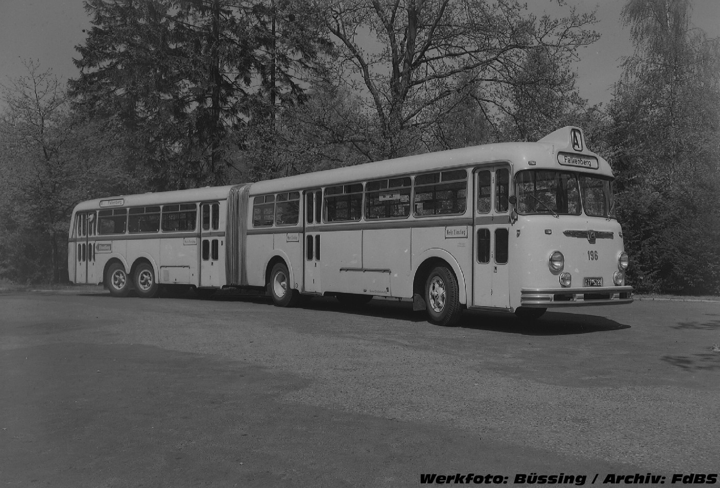 Büssing-Emmelmann 6500T Gelenkbus #196