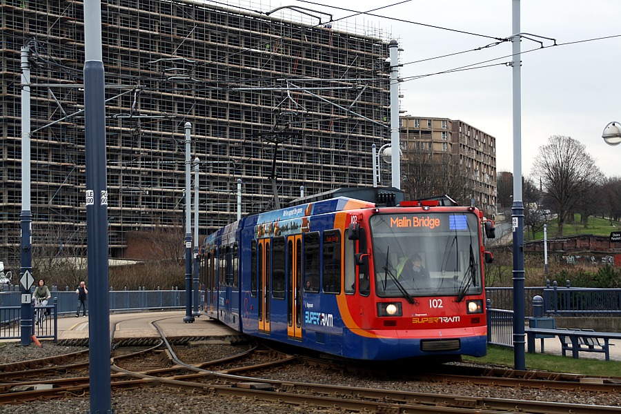 Siemens-Duewag Supertram #102