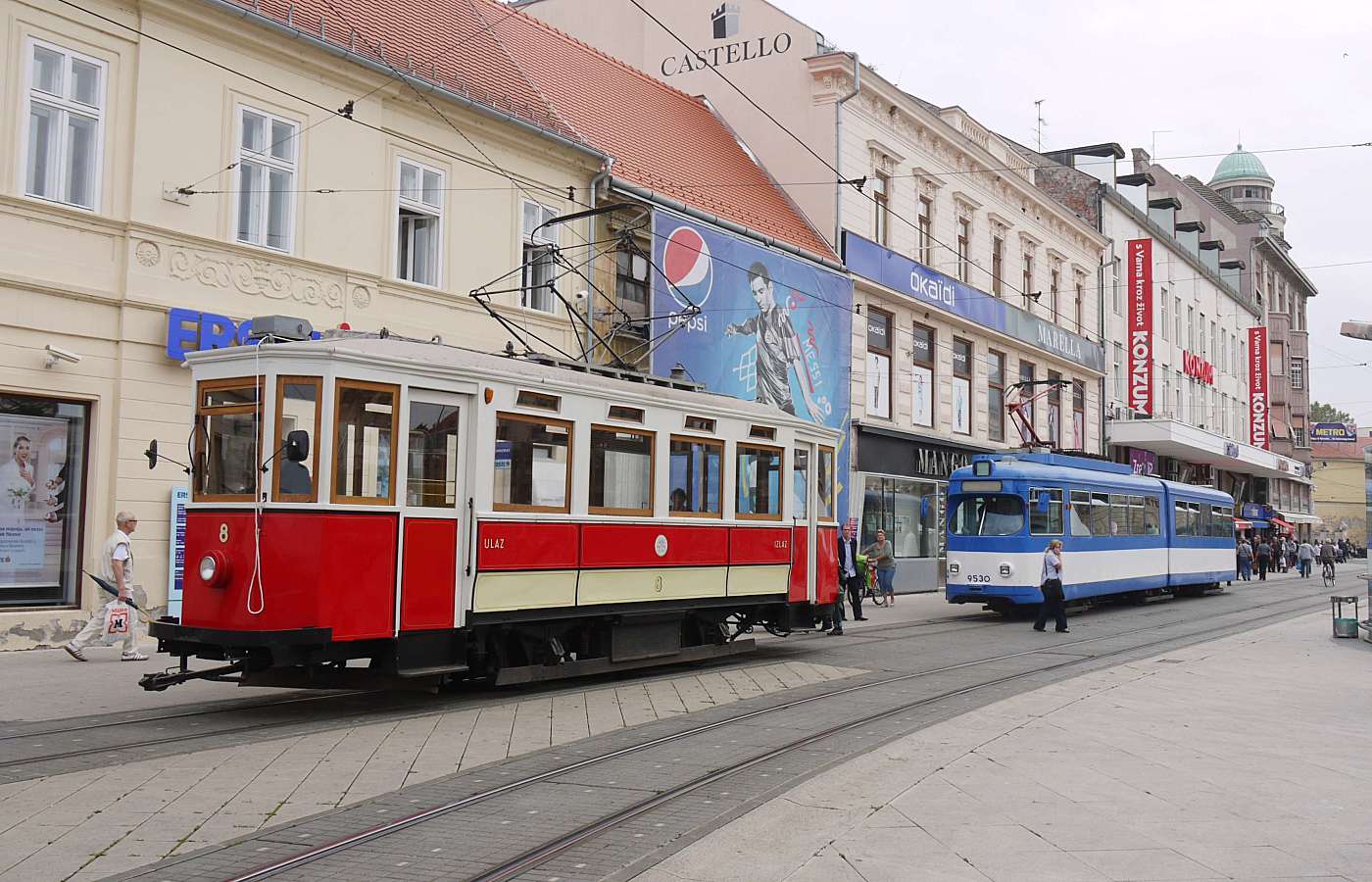 Historic tram #8