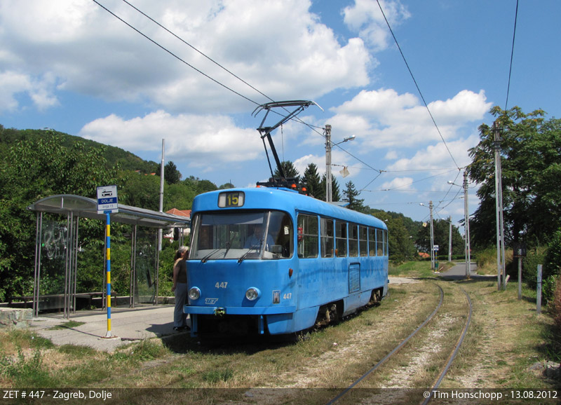 Tatra T4YU #447
