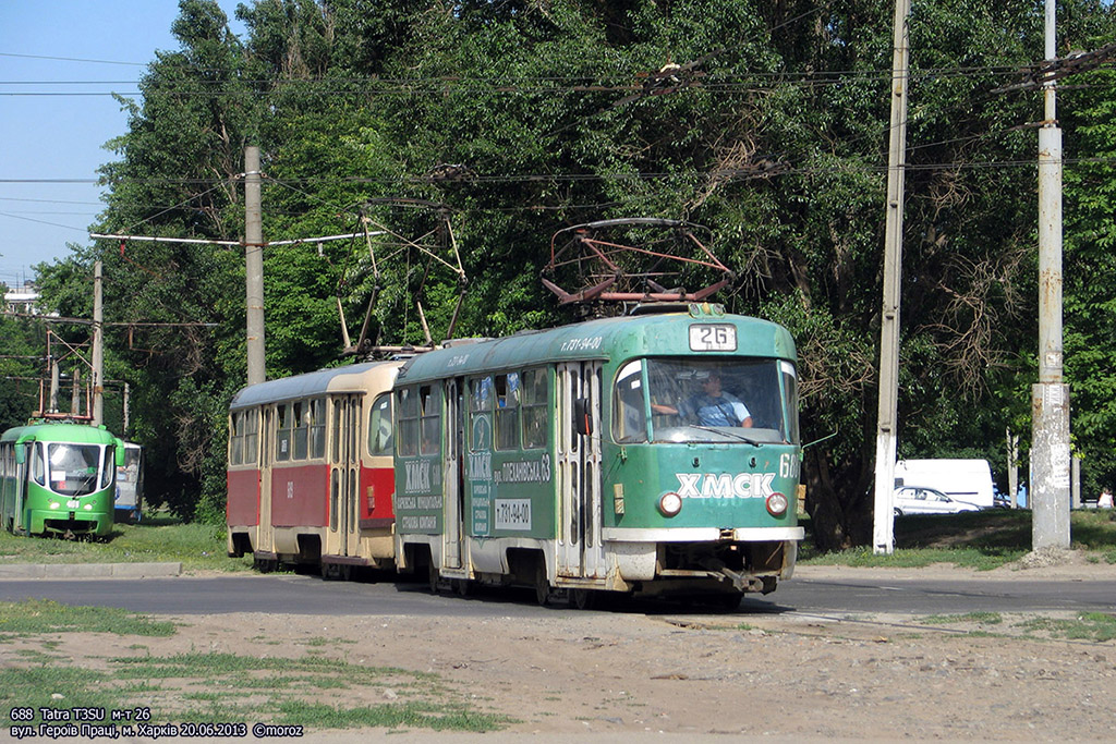 Tatra T3SU #688