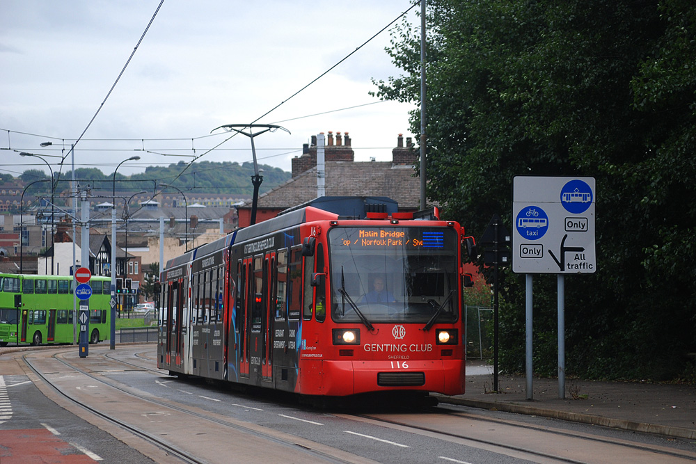 Siemens-Duewag Supertram #116