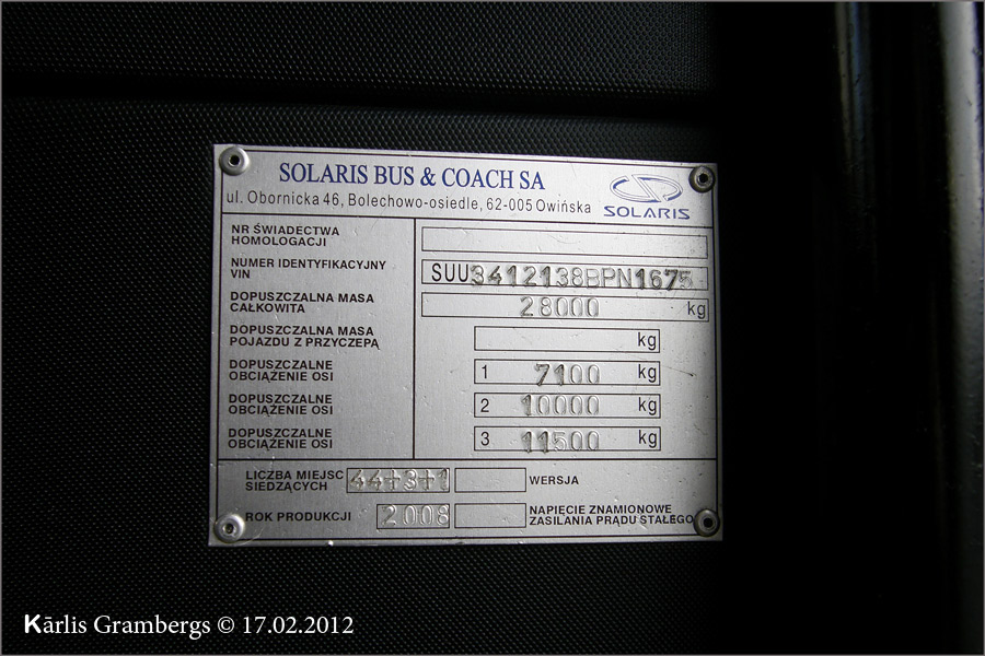 Solaris Urbino 18 Hybrid #78201 