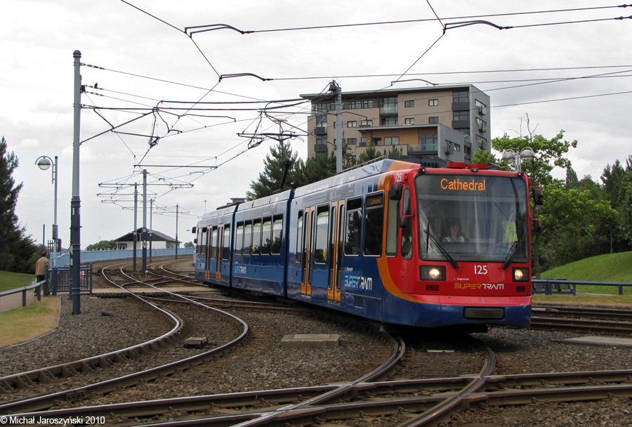 Siemens-Duewag Supertram #125