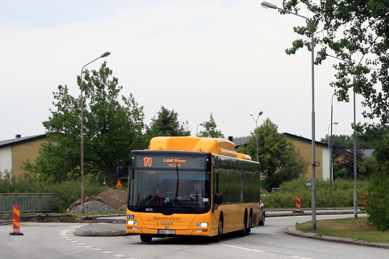 MAN NL313-15 Lion`s City LL CNG #6674